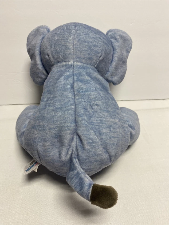 Bebé GUND Playful Pals Azul Elefante Peluche Animal Denim look 9" Foto 4 de 4