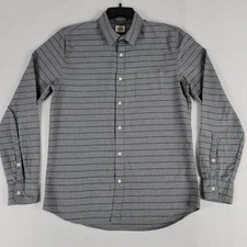 Marine Layer Shirt Mens Medium Gray Button Up Lipton