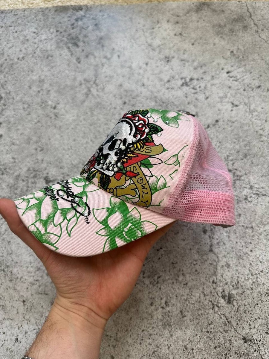 Ed Hardy Hat Cap Trucker Y2K Pink | eBay