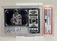 2022 Contenders Optic Sam Howell Variation Rookie Ticket Auto-PSA 9