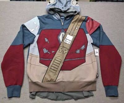 NWT Disney Star Wars Mandalorian Bounty Hunter Sweatshirt Hoodie Men's  Small