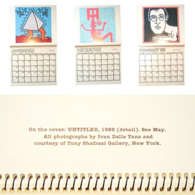 Keith Haring Calendar 1987 Vintage Original Good Condition