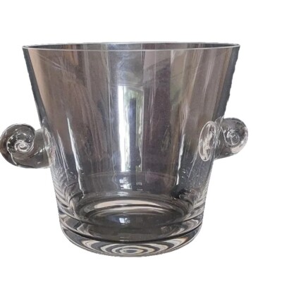 Tiffany Glass Champagne/Wine Ice Bucket With Scroll