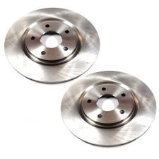 2X FRONT BRAKE DISC SET FOR CHRYSLER VOYAGER DODGE GRAND CARAVAN 2008 - 2014