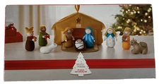 Martha Stewart Holiday 10 Piece Felt Childrens Nativity Set Christmas Holiday