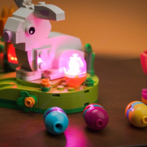 Kit de Luz LED BrickBling para LEGO Conejos de Pascua Pantalla 40523 Modelo Hágalo usted mismo Decoración - Imagen 13 de 13