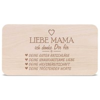"FrüHstüCksbrettchen \"Danke FüR Alles Mama\" - Geschenk FüR Mama Zum Muttertag"