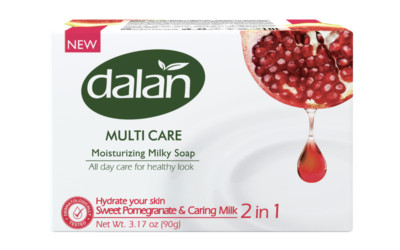 Dalan Sweet Pomegranate Cream Bar Soap (90g) (Pack of 3 or 12)