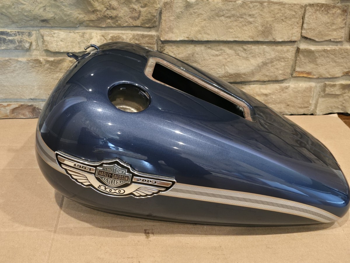 03 Harley Softail Deuce FXSTDI Gas Fuel Tank 100th Anniversary | eBay