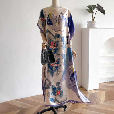 Bohemian Women Summer Long Dress Hot Sexy Loose Printed Loose Night Print  Dress | eBay