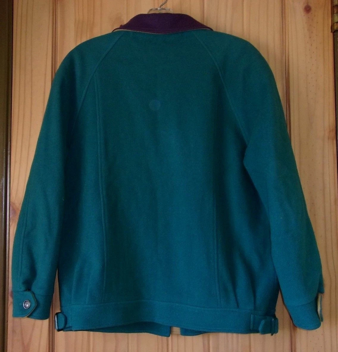 Green shop car coat