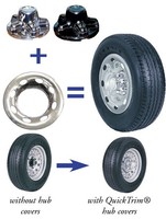 Phoenix Usa - Qt865clo - Quicktrim Chrome Abs Trailer Wheel Liner-16 In- 8 Bolt Phoenix Usa - Qt865clo - Quicktrim Chrome Abs Trailer Wheel Liner-16 In- 8 Bolt