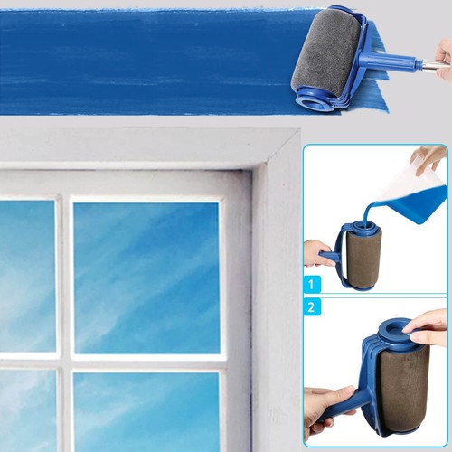 Sponge Paint Roller Brush Effectively Save Time Quickly Decorate Runner Tool - Picture 9 of 9