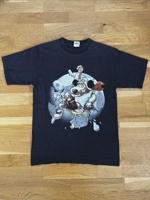 Offizielles graues T-Shirt Warner Bros Vintage Figur Muttley Made In USA
