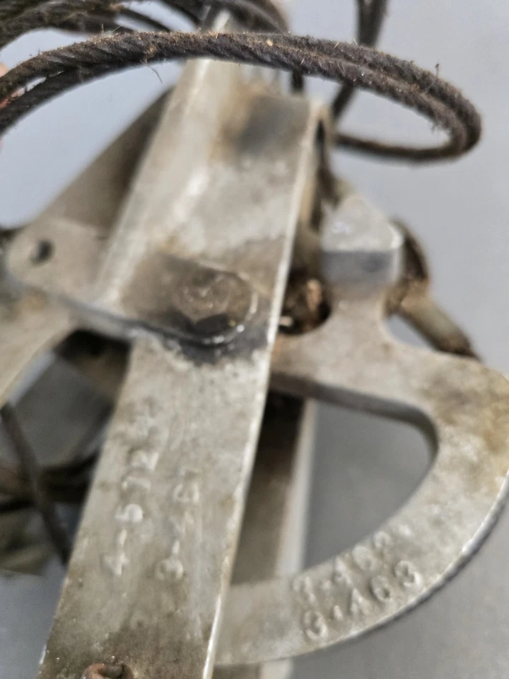 Sector de control de alerón Aeronca Chief 11AC con soporte y cable P/N 3-463 4-572 Foto 4 de 4