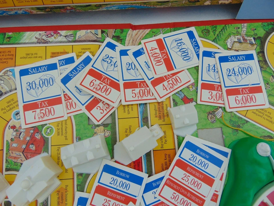 Vintage 1984/91 GAME OF LIFE Board Game MB Games - Complete - Image 4 of 4