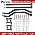 High Clearance Boxed Rear Radius Arms for Polaris RZR XP 1000 - Black 2014-2025