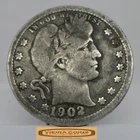1902 Barber Silver Quarter - #C61185NQ