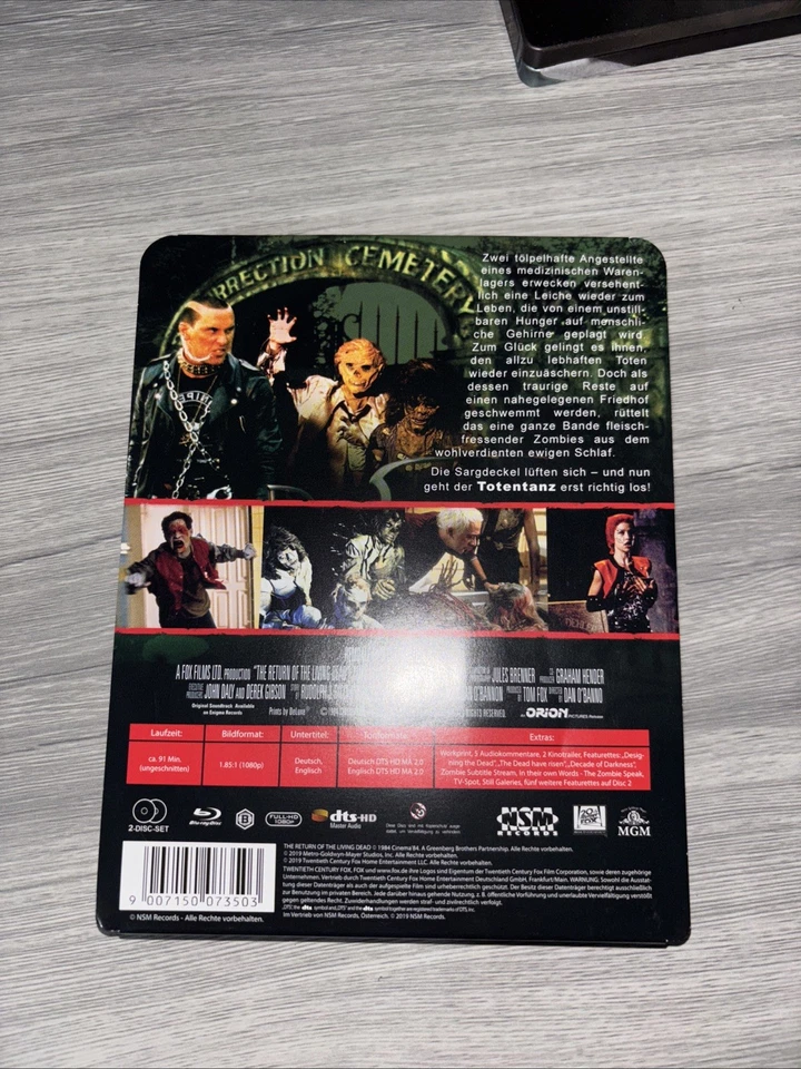 RETURN OF THE LIVING DEAD 1985 Blu-ray REGION B Limited Edition Steelbook Rare - Image 4 of 4