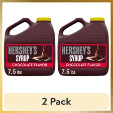 2PACK Hershey's Chocolate Flavored Syrup, Bulk Jug 7 lb 8 oz