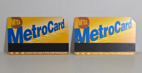 NYC MetroCard “New Yorkers Keep New York Safe” + 1 More – NY Collectible Expired