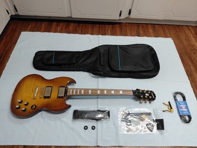 Epiphone SG Custom Shop Limited Edition G-400 Guitar - Upgraded - w/ Accessories