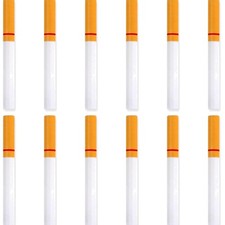 12 Realistic Fake Puff Cigarettes - The Ultimate Prop for Costumes and Pranks