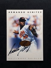 1996 Leaf Signature Series - Armando Benitez Bronze Foil On Card Auto - NM