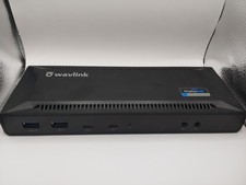 USED WAVLINK USB C Dual 4K Laptop Docking Station WL-UG69PD2 Pro No Power Supply