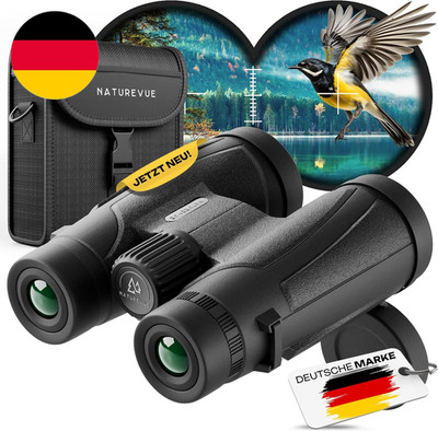 10X42 Fernglas Für Erwachsene, IPX6 Wasserdicht Inkl. Zubehör - BAK4 + FMC, Für 
