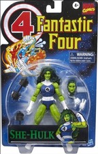 Hasbro Marvel Legends Retro FANTASTIC FOUR SHE HULK 6inch Action Figure