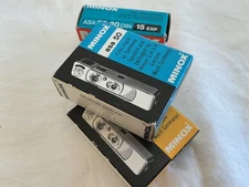 Minox expired film , 25asa, 50asa, 80asa. From USA