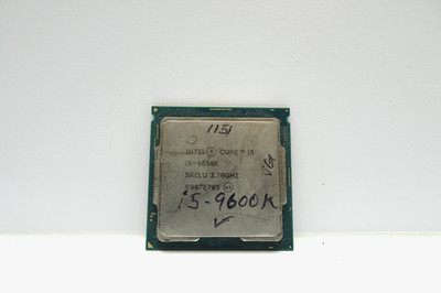 Intel Core i5-9600K CPU | 6 Cores | 6 Threads | 3.7 GHz | 1151 Socket