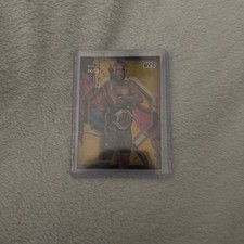 2024 Topps Finest UFC SSP Leon Edwards #72 Gold Refractor 44/50
