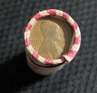Lincoln Wheat Roll 50 Uncertified Pennies US 1909 and VDB ends.
