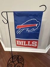 Buffalo Bills Garden Flag Double Sided Bills Premium Yard Flag 12” X 18”