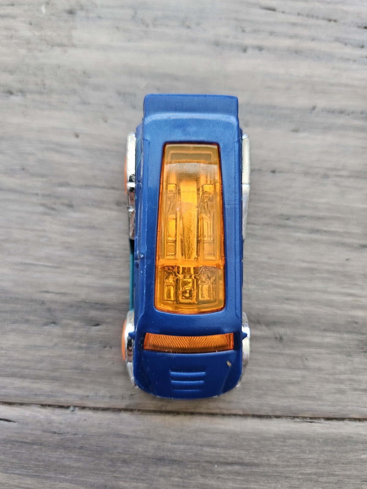 Hot Wheels Speedbox Van SB-1 Vehicle Blue Orange Diecast 1/64 Scale Loose thumbnail 3