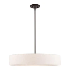 Livex Lighting 46035-07 Venlo Pendant Bronze with Antique Brass Accents