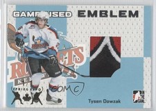 2006 ITG Heroes and Prospects Game-Used Emblems Spring Expo 1/1 Tysen Dowzak fm0