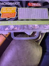 1500 Pcs Resistor Kit 50 Values 0.25W Tolerance for DIY Electronics