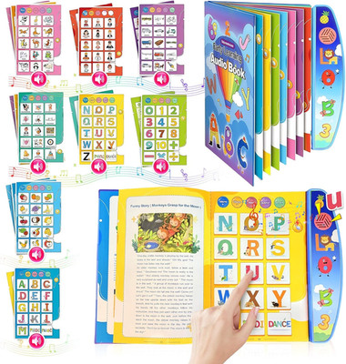Soundbuch, Kleinkindspielzeug für 2 3 4 5 jährige Jungen, englisches Soundspielzeug, interaktiv 