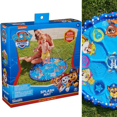 Paw Patrol Splash Mat, Kids Splash Pad & Outdoor Toys, Paw Patrol Party Supplies