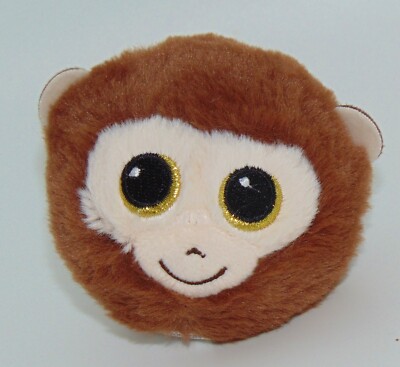 New! Ty Beanie Bouncers BANANA the Monkey 3 1/2'' Plush Bouncy Ball Toy