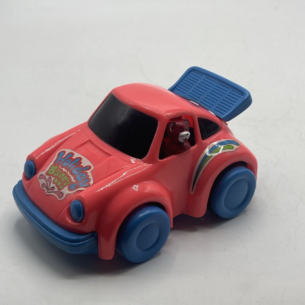 Vintage Holiday Buggy Teddy Bear Driver Porsche Rare
