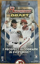 2015 BOWMAN DRAFT PICKS & PROSPECTS BASEBALL HOBBY BOX FACTORY SEALED NEW