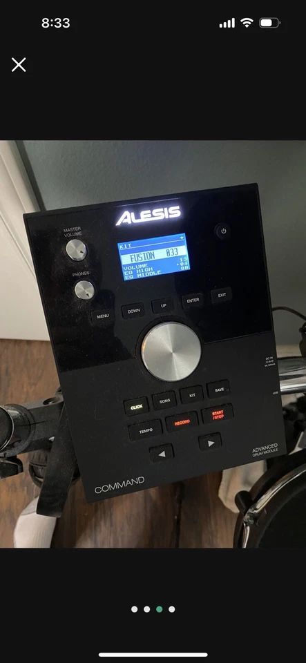 Alesis 8 Pcs Nitro Electronic Drum Set with Kick Pedal(Barely Used) - Image 3 of 4