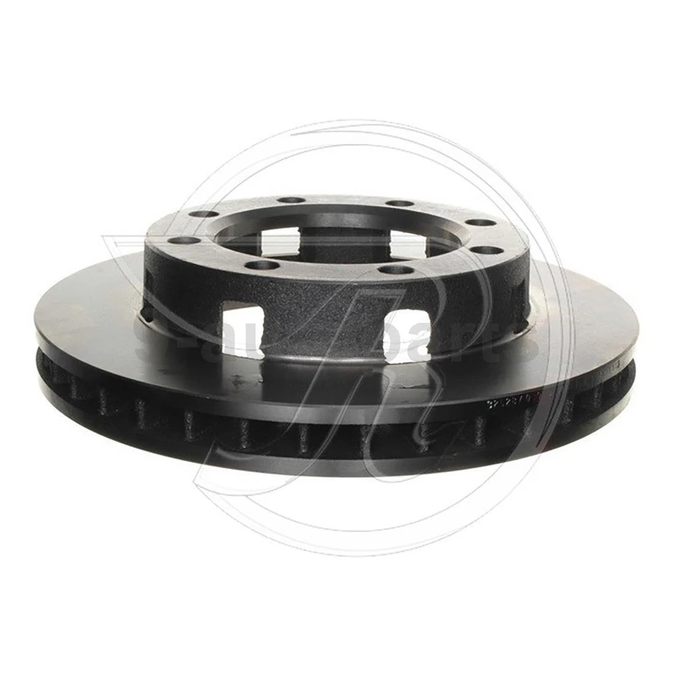 Front Disc Brake Rotors + Ceramic Brake Pads Fits 1975-1986 Chevrolet K20 - Image 4 of 4