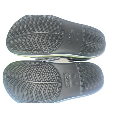 Crocs Men\'s Gray Green Bayaband Breathe Adjustable Slip-On Clogs Size 7 Crocs Adult Bayaband Clogs : Target main image 4