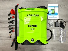 AGRICAS AG2006 Battery-powered sprayer 2.6 Gal ,Ultra Light, lithium Ion Battery