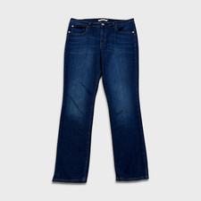 Levi's 414 Jeans Womens 32x32 Blue Relaxed Straight Mid Rise Dark Wash Stretch
